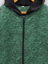 CUKOO Kids Black & Green Printed Jacket - Cukoo 