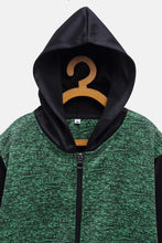 CUKOO Kids Black & Green Printed Jacket - Cukoo 