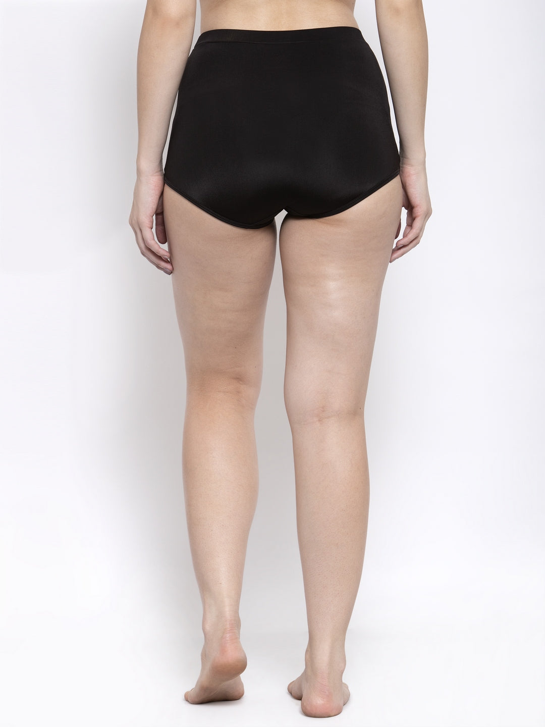 CUKOO Women Black High Waist Bikini Bottoms - Cukoo 