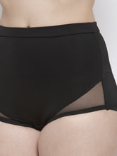 CUKOO Women Black Mesh High Waist Bikini Bottoms - Cukoo 