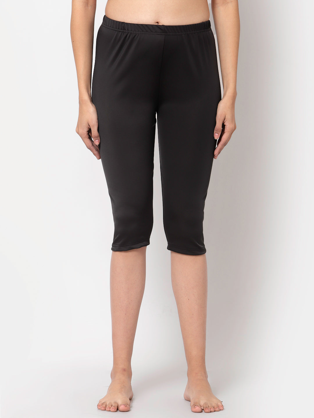 CUKOO Women Solid Black Swim Bottoms - Cukoo 