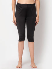 CUKOO Women Solid Black Swim Bottoms - Cukoo 
