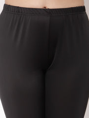 CUKOO Women Solid Black Swim Bottoms - Cukoo 
