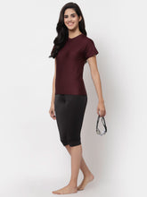 CUKOO Solid Maroon Swim Top - Cukoo 