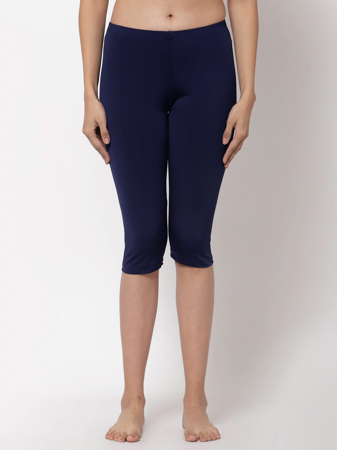 CUKOO Women Solid Blue Swim Bottoms - Cukoo 