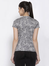 Cukoo Grey Abstract Print Quick Dry T-Shirt - Cukoo 