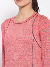 CUKOO Two piece Pink full sleeves Top and Black track pants with zip pocket Gym Wear - Cukoo 
