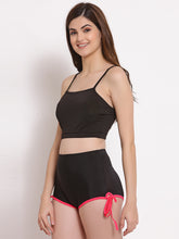 CUKOO Padded Black Knot Style Tankini Swimwear - Cukoo 
