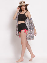 CUKOO Padded Black Knot Style Tankini Swimwear - Cukoo 
