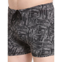 CUKOO Men Grey Abstract Printed Swim Bottom - Cukoo 