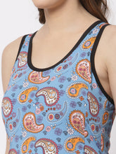 CUKOO Padded Blue Floral Printed Swimwear - Cukoo 