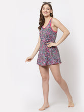 CUKOO Padded Pink Floral Printed Swimwear - Cukoo 