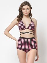 Cukoo Padded Printed Pink Two Piece Bikini/Swimwear/Beachwear