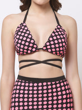 Cukoo Padded Printed Pink Two Piece Bikini/Swimwear/Beachwear