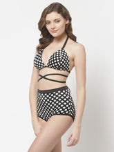 Cukoo Padded Printed White Two Piece Bikini/Swimwear/Beachwear