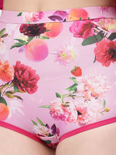 CUKOO Padded Pink Floral Two piece Tankini Swimwear