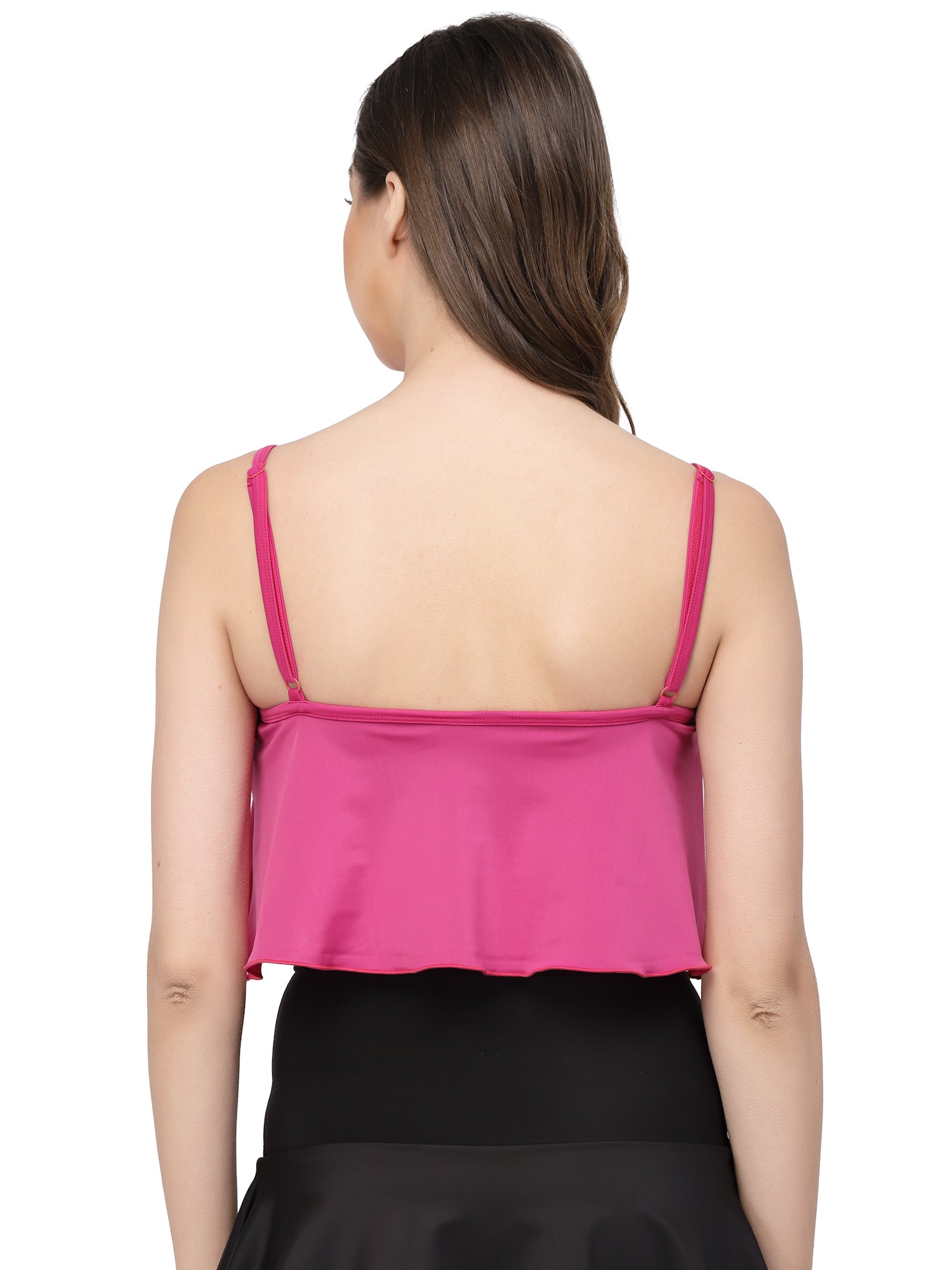CUKOO Padded Pink Swim Top