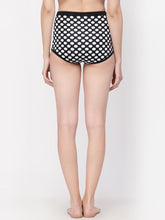 CUKOO Women Polka Dot Swim Bottoms White