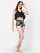 CUKOO Women Polka Dot Swim Bottoms White