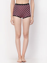CUKOO Women Polka Dot Swim Bottoms Pink