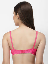 CUKOO Lightly Padded Pink Polka Dot Printed Everyday Bra