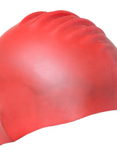 Silicon Swimming Cap - Red - Cukoo 