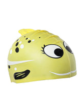 Silicon Swimming Cap - Yellow Fish Print - Cukoo 