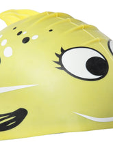 Silicon Swimming Cap - Yellow Fish Print - Cukoo 