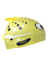 Silicon Swimming Cap - Yellow Fish Print - Cukoo 