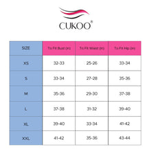 CUKOO Padded Black & Red Single piece long Swimwear - Cukoo 